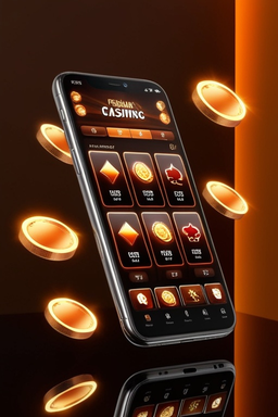 Smartphone mit Incaspin Casino App